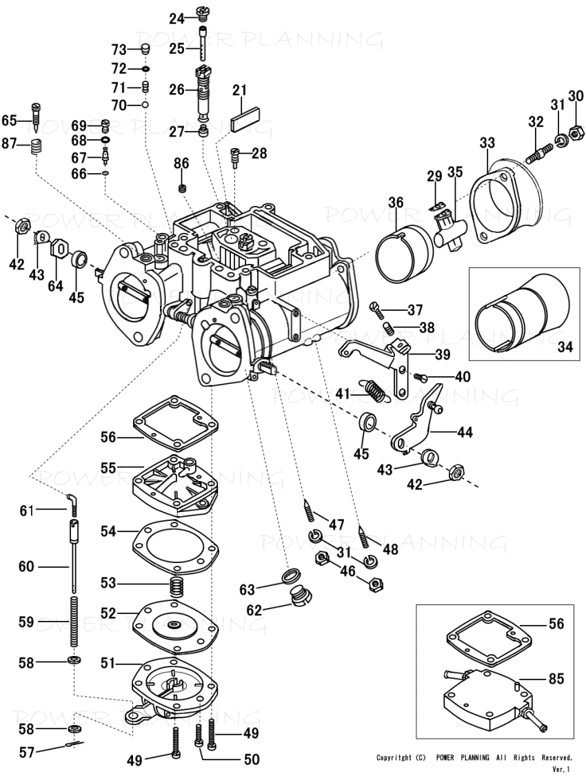 ＳＯＬＥＸ分解図＆部品番号一覧